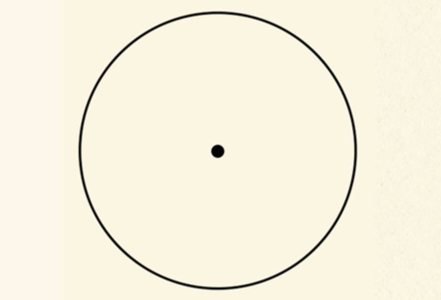 <i>Fundamental mandala for DL.</i> A black dot in a white circle AI-generated content may be incorrect.